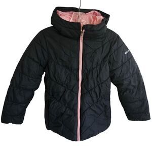 Columbia Kids' Pike Lake II Hooded Jacket, Black, Size M (10/12), NWOT